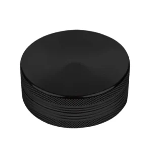 Black Aluminium 60mm Herb Grinder - 2 Piece