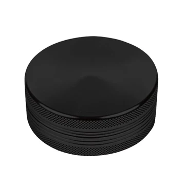 Black Aluminium 60mm Herb Grinder - 2 Piece