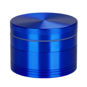 Blue Aluminium 60mm Herb Grinder - 4 Piece