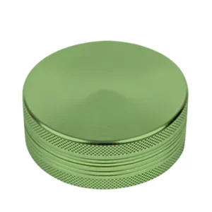 Green Aluminium 60mm Herb Grinder - 2 Piece