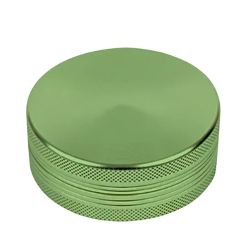 Green Aluminium 60mm Herb Grinder - 2 Piece