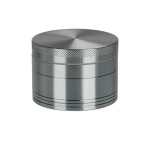 Silver Aluminium 50mm Herb Grinder - 4 Piece