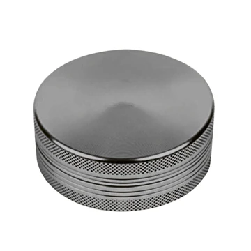 Silver Aluminium 60mm Herb Grinder - 2 Piece
