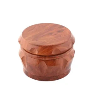 Wooden Faux Drum Dark 60mm Herb Grinder