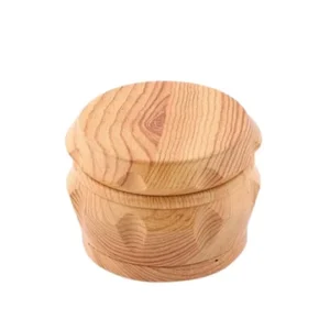Wooden Faux Drum Light 60mm Herb Grinder