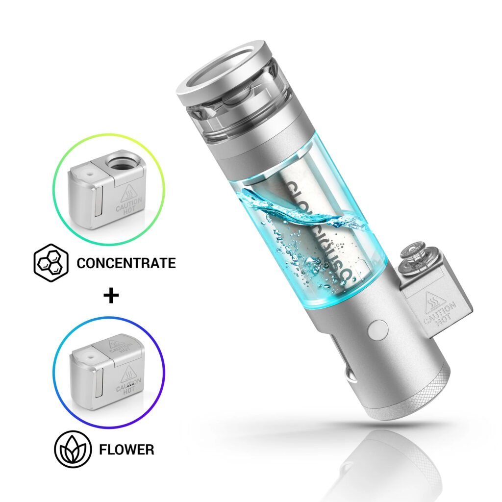Hydrology9 NX Flower & Concentrate Vaporizer Classic Silver - Image 2