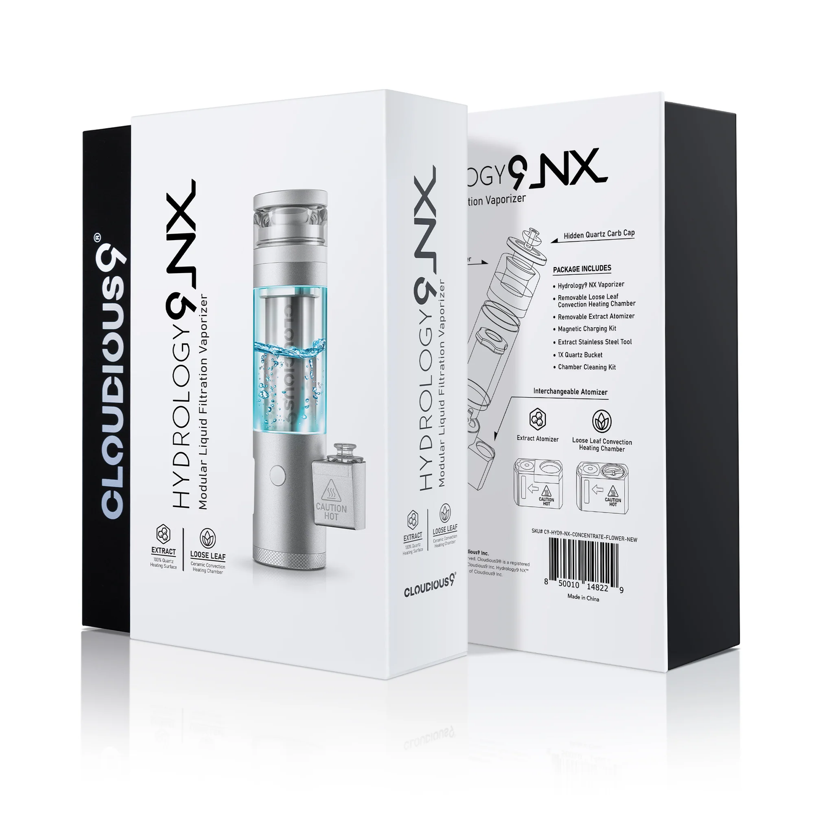 Hydrology9 NX Flower & Concentrate Vaporizer Classic Silver - Image 17