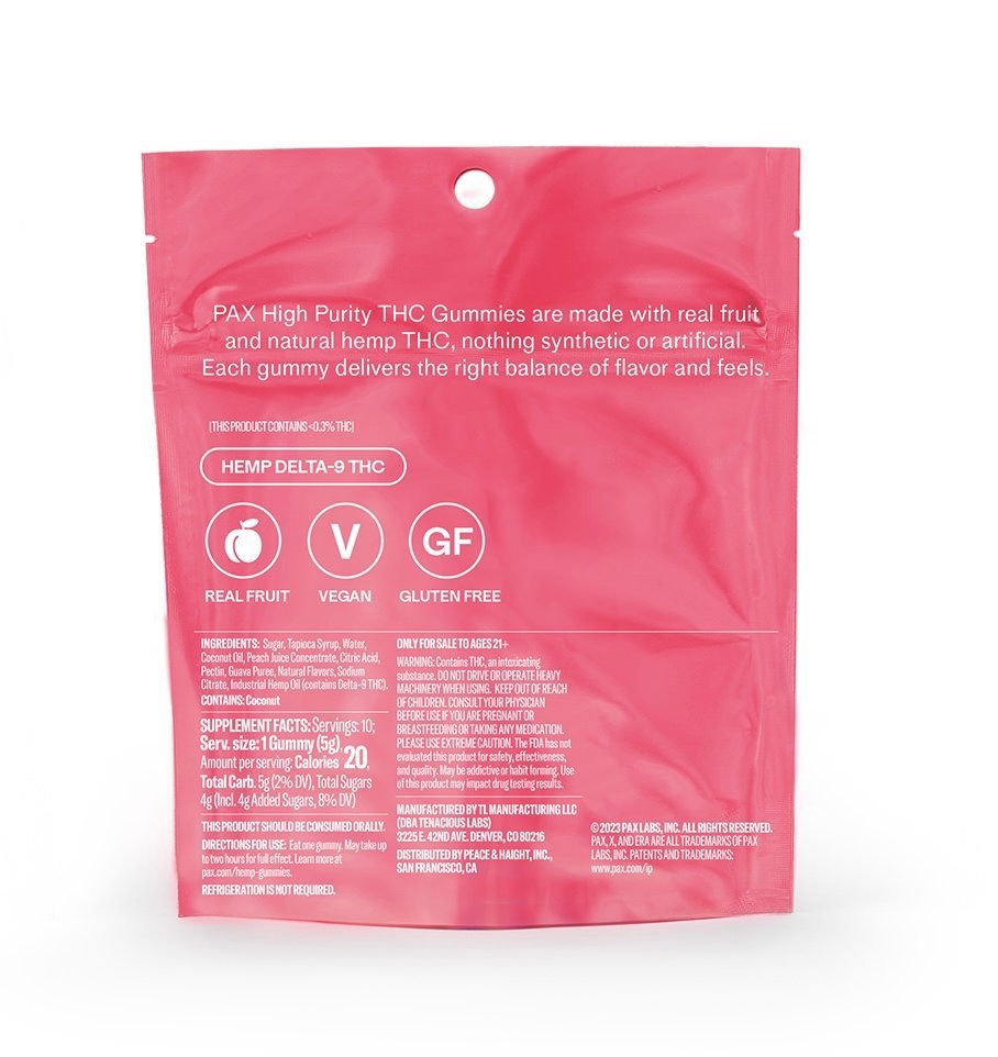 PAX HIGH PURITY THC GUMMIES - Image 7