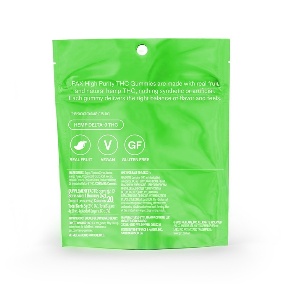PAX HIGH PURITY THC GUMMIES - Image 4